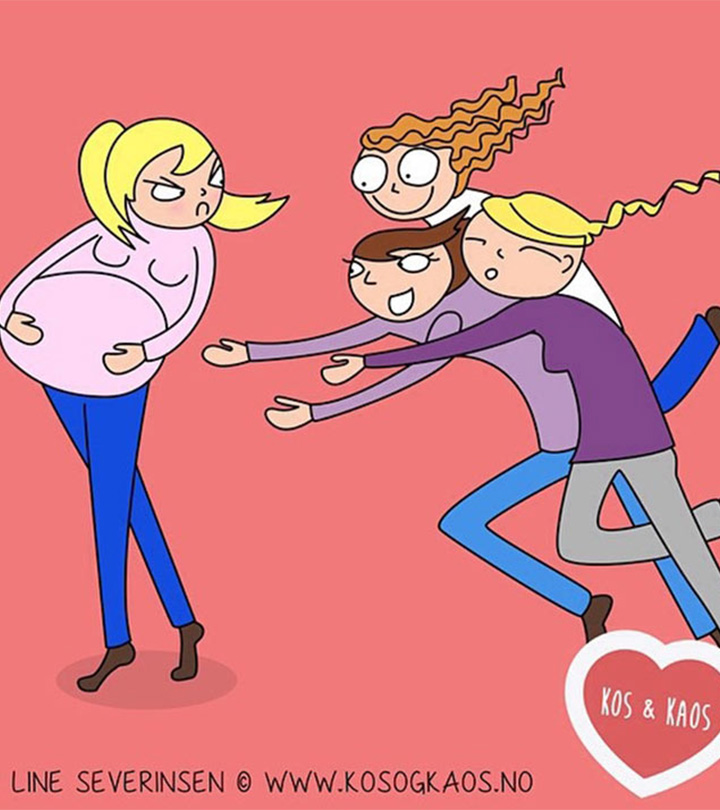 9幅漫画准确地总结了怀孕的感觉
