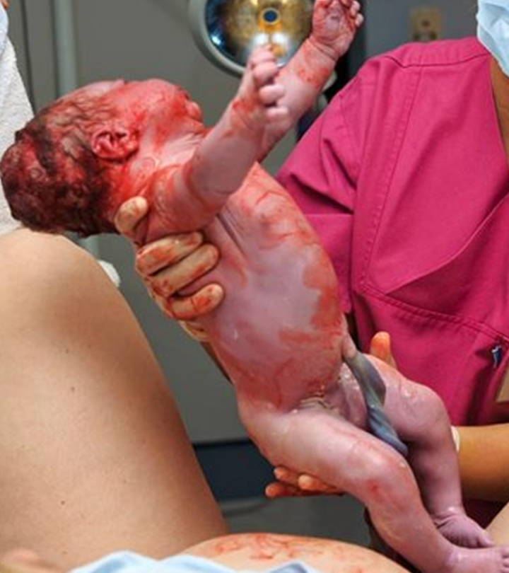 这就是看着宝宝出生的样子