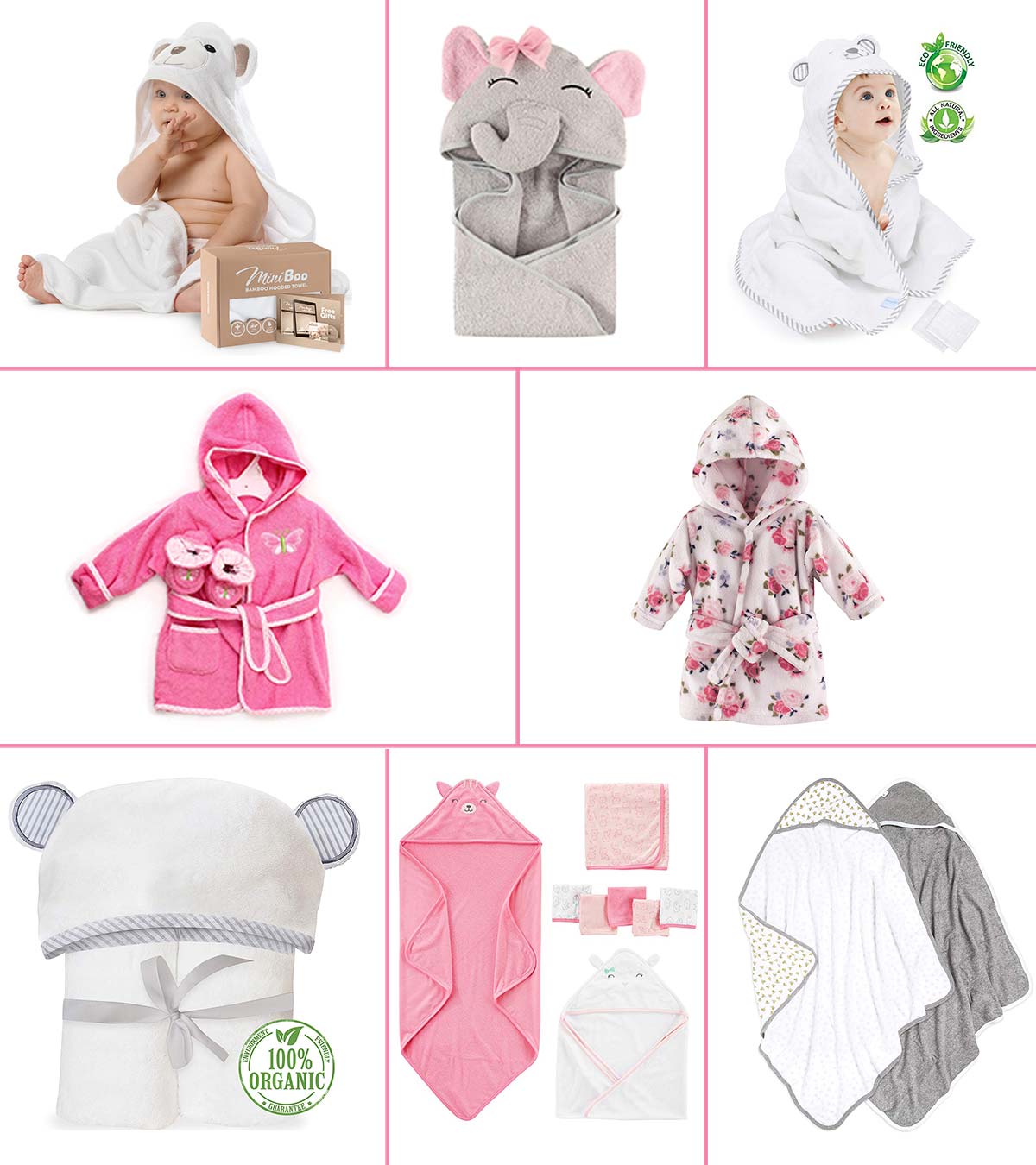 2023年最适合婴儿的13条浴巾和浴袍