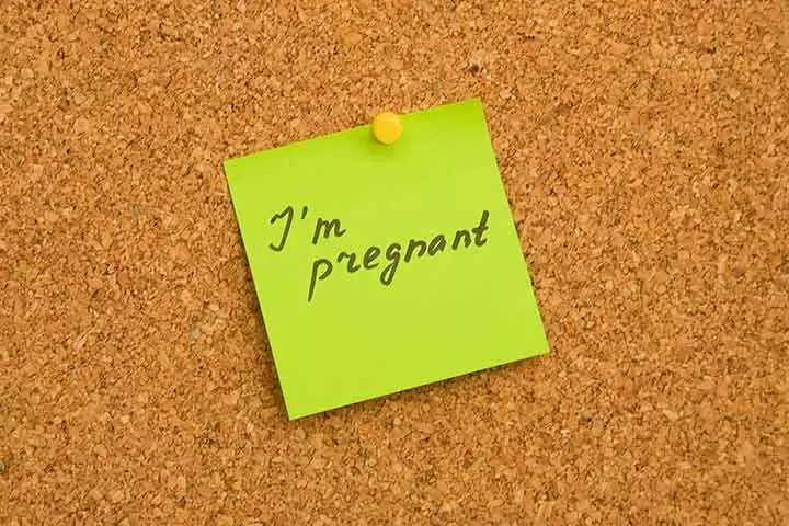 宣布怀孕的消息很简单