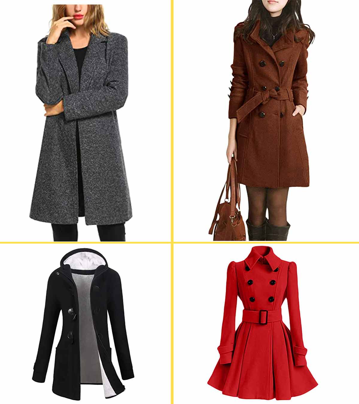 2023年最适合保暖和时尚的20款女士豌豆大衣