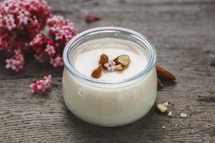 Almond milk yogurt 