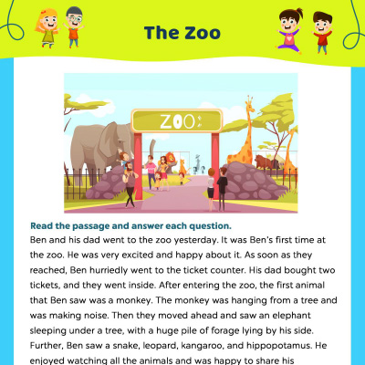 阅读理解:动物园