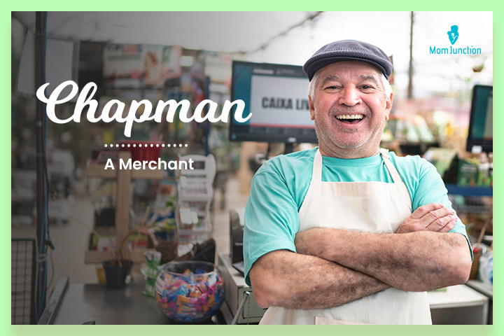 查普曼的意思是商人