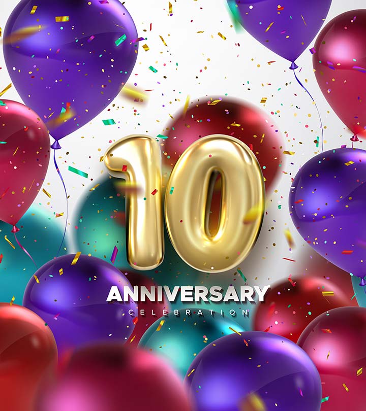 10周年纪念的15个独特的想法和庆祝方式
