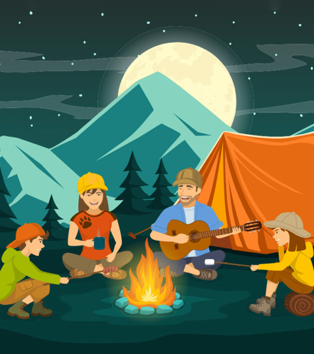 给孩子们围在营火旁唱的20首夏令营歌曲