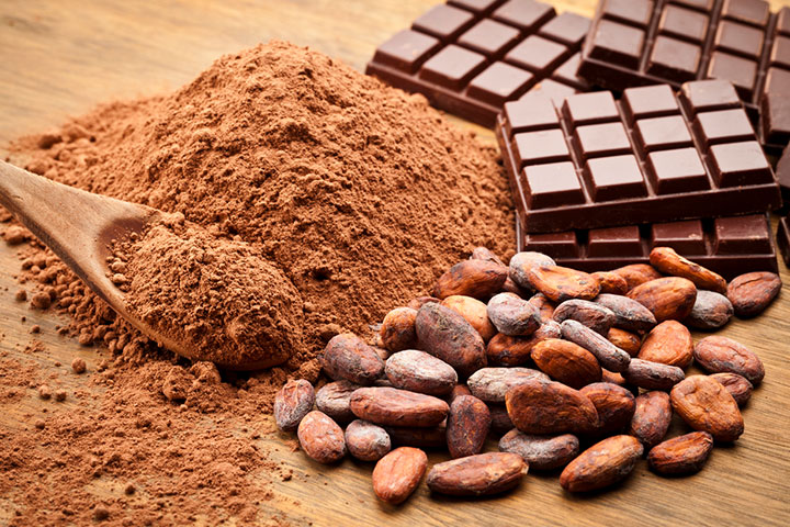 巧克力是由可可豆制成的