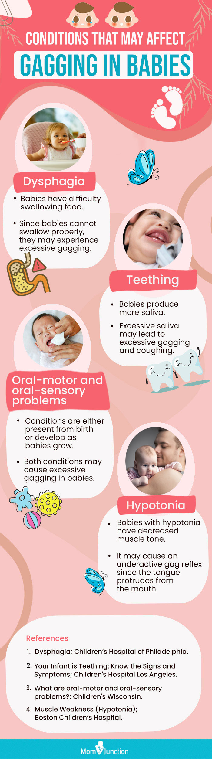 可能影响婴儿呕吐的条件(信息图)