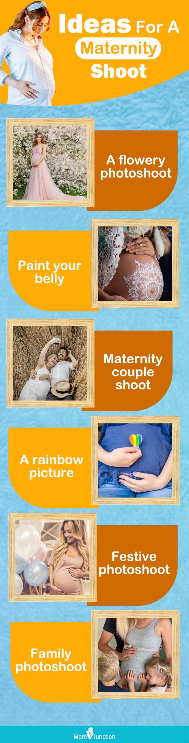 孕妇摄影创意(信息图)