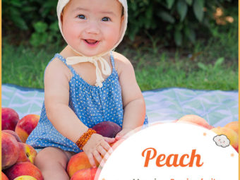 Peach, derived from a fruit