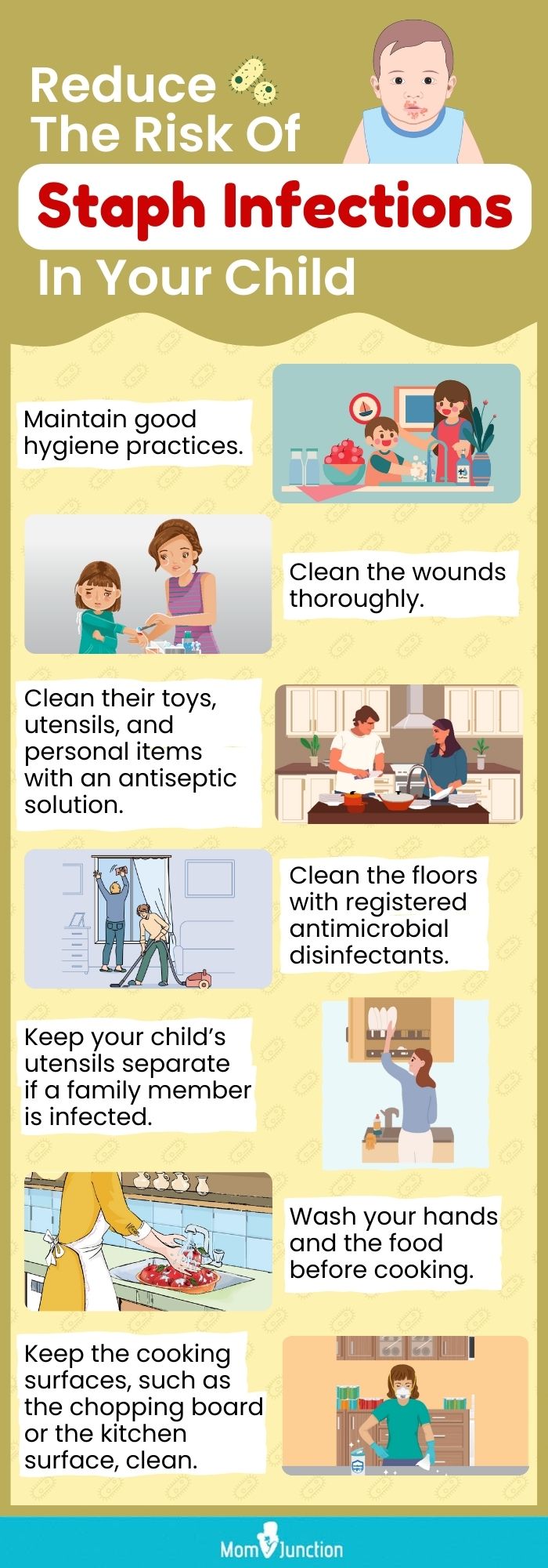 减少孩子感染葡萄球菌的风险(信息图)