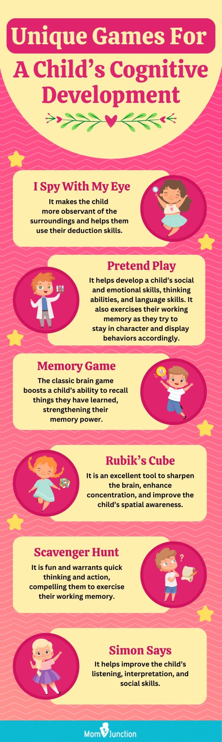 brain games for children (infographic)