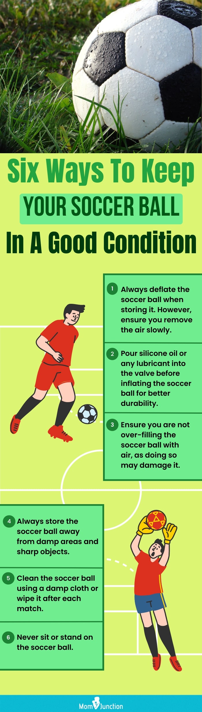 六种让你的足球保持良好状态的方法(信息图)