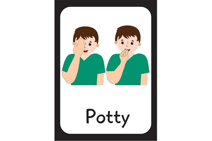 Poop in sign language