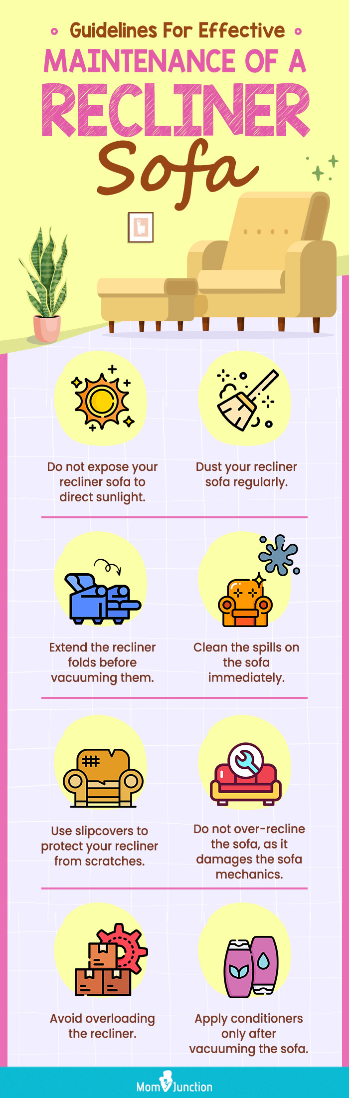 Guidelines-For-Effective-Maintenance-of-A-Recliner-Sofa (infographic)